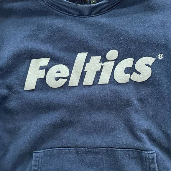 Feltics Do the Right Thing Navy Blue Sweatshirt Large - Picture 4 of 8